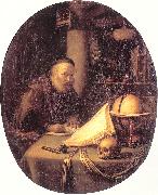 Man Interrupted at His Writing DOU, Gerrit